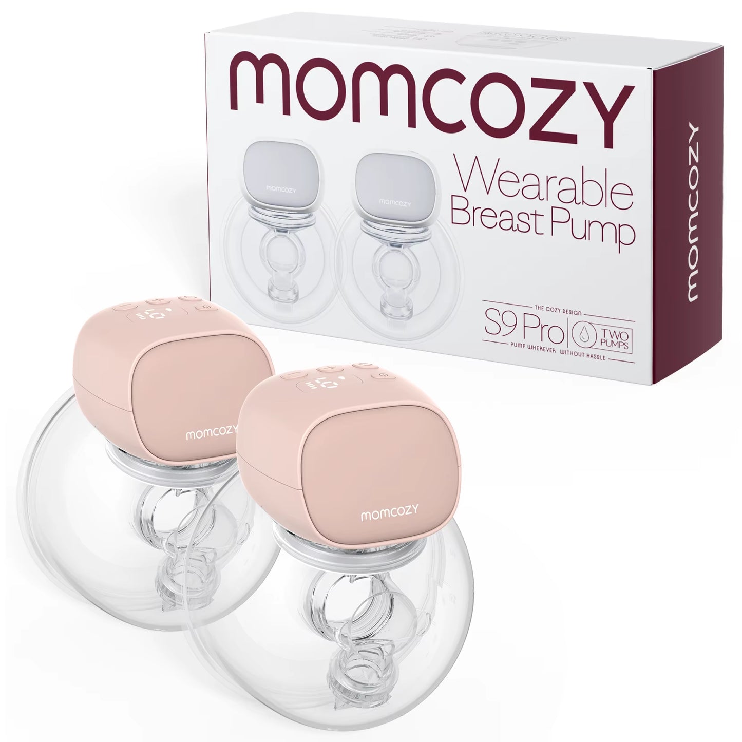 S9 Pro Wearable Double Electric Breast Pump with Extended Battery Life, LED Display, 2 Modes, and 9 Adjustable Levels