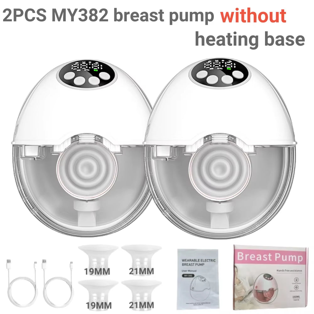 Electric Hands-Free Breast Pump with Optional Wireless Upgrade, BPA-Free and UV Sterilizing Lid