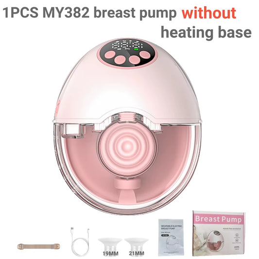 Electric Hands-Free Breast Pump with Optional Wireless Upgrade, BPA-Free and UV Sterilizing Lid