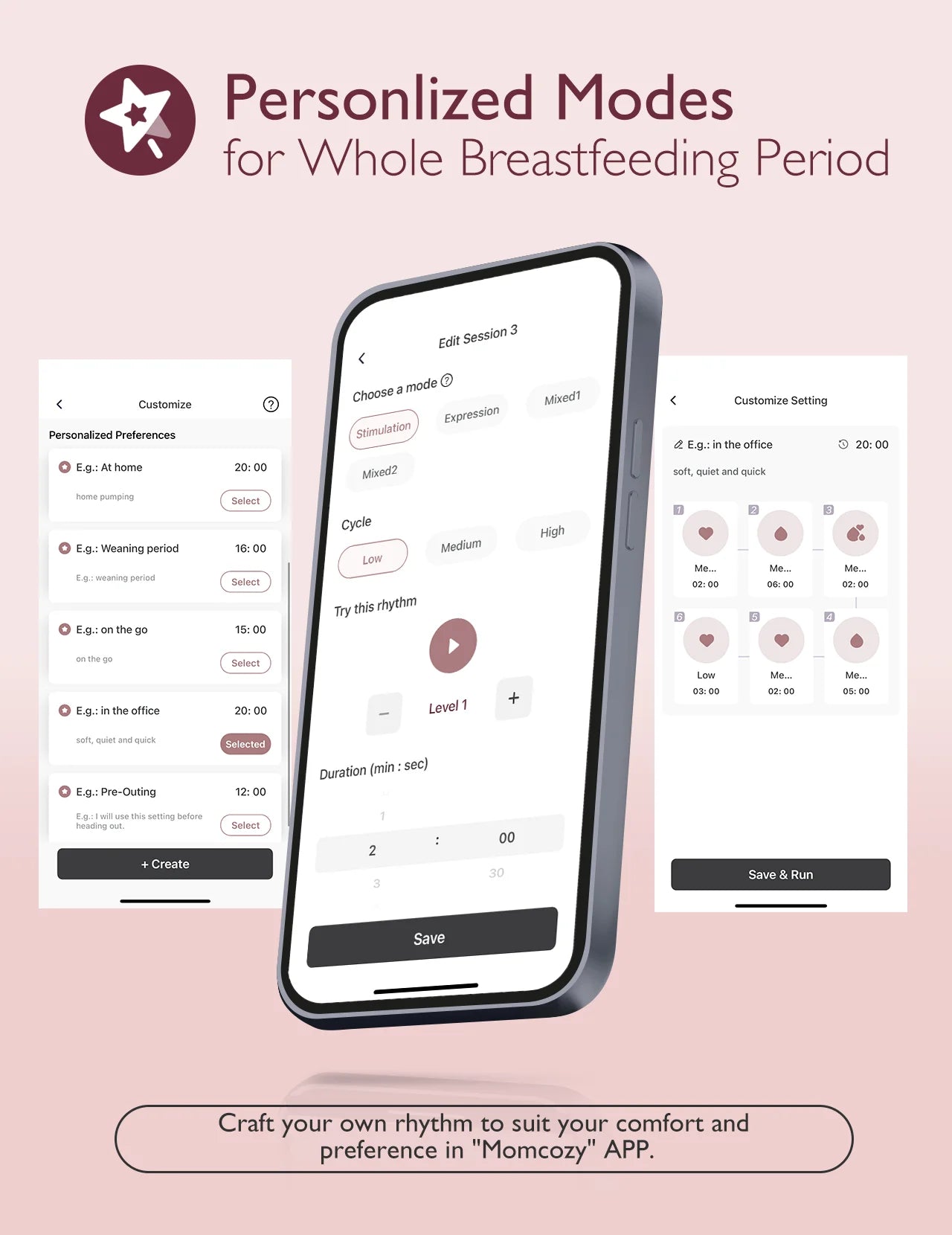 Mobile Flow Hands-Free Breast Pump M9 with App Control, 24mm, Gray, Single Pack