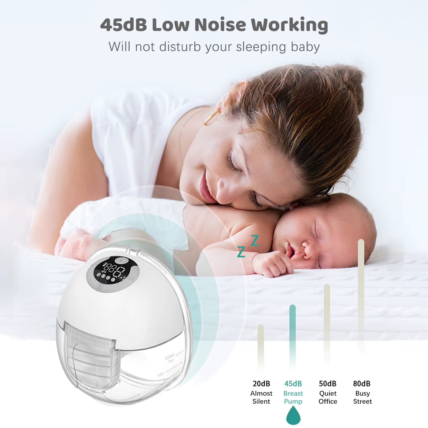 S32 Upgraded Wireless Wearable Breast Pump with Breast Massage and Lactagogue Features, Hands-Free and BPA-Free