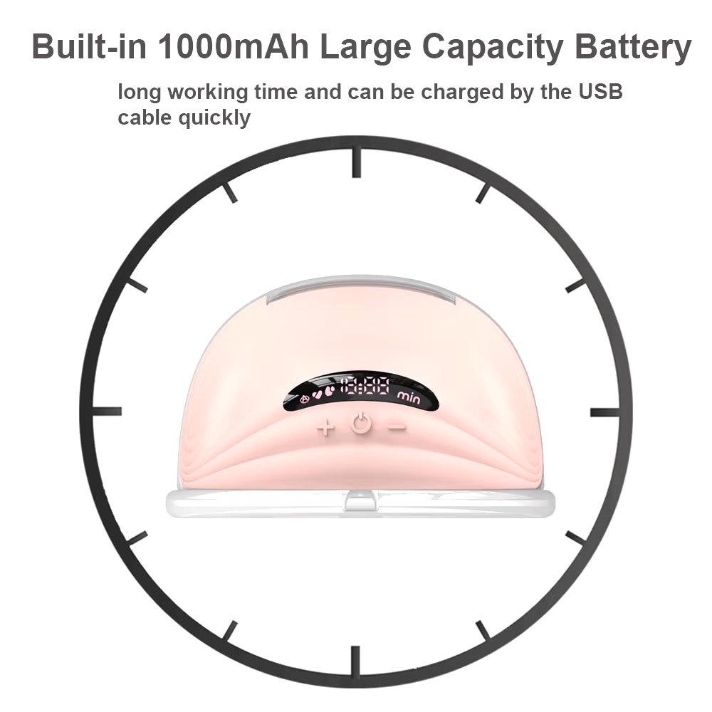 Hands-Free Portable Electric Breast Pump - BPA-Free Silent Milk Collector