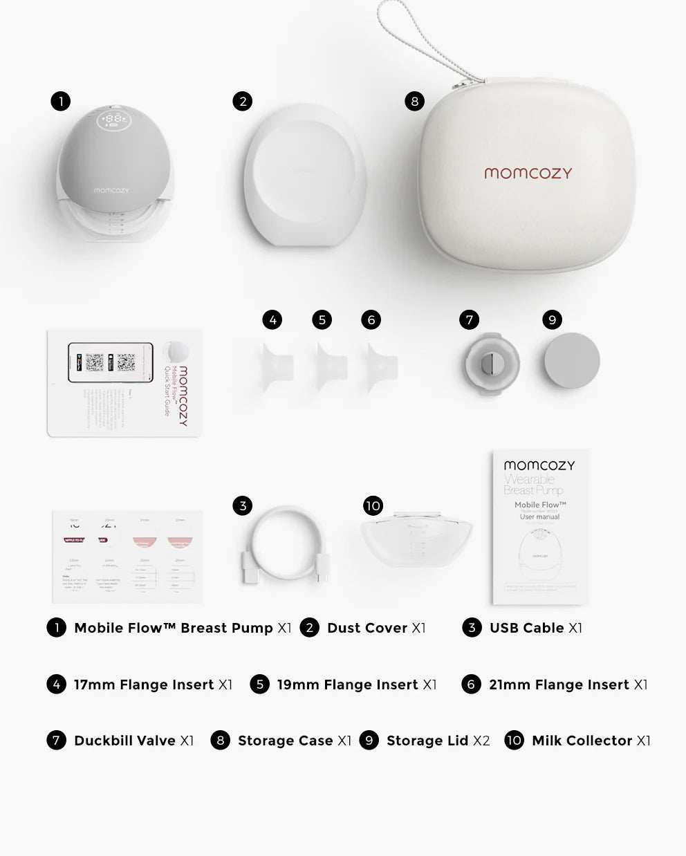 Mobile Flow™ Hands-Free Breast Pump | M9