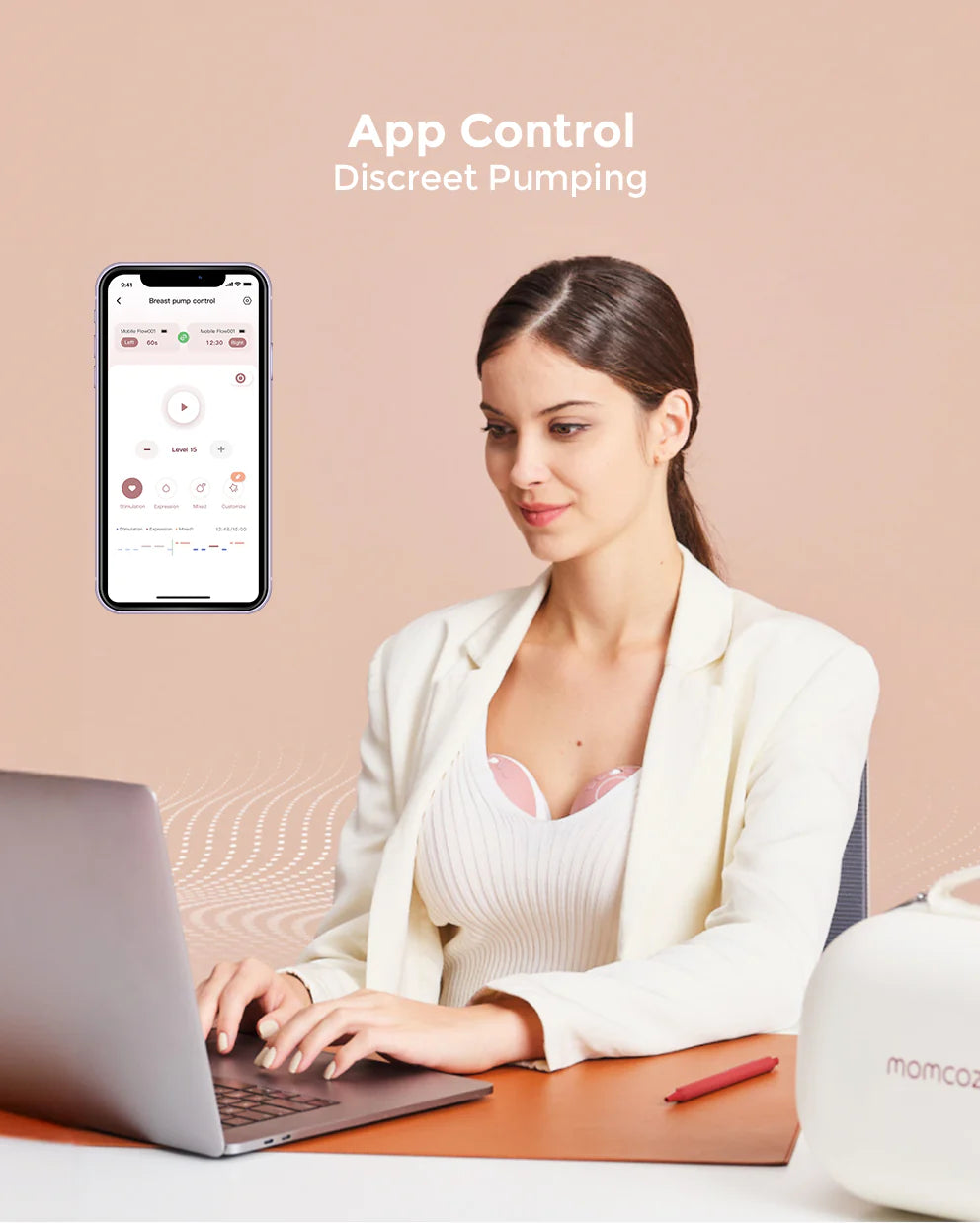 Mobile Flow™ Hands-Free Breast Pump | M9