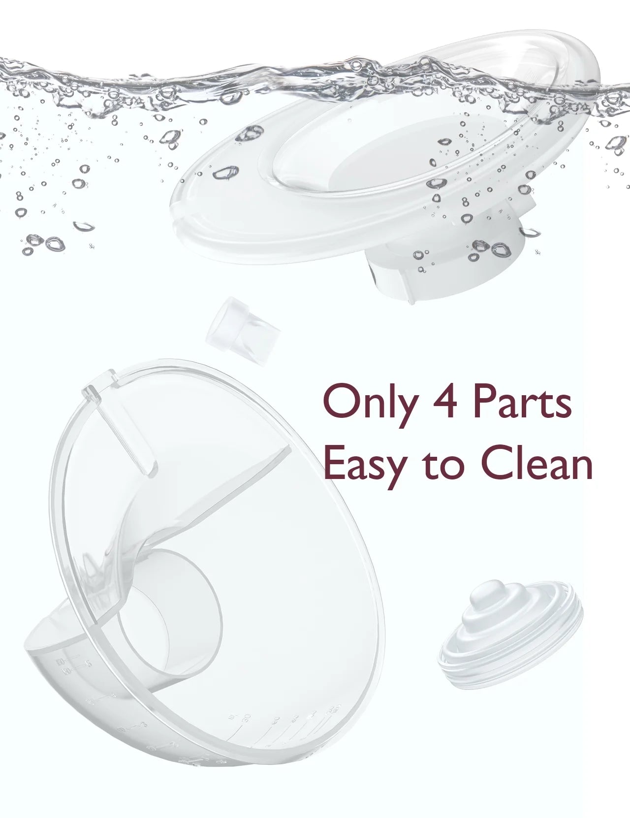 M5 Hands-Free Electric Breast Pump - 24mm Pink, Set of 2