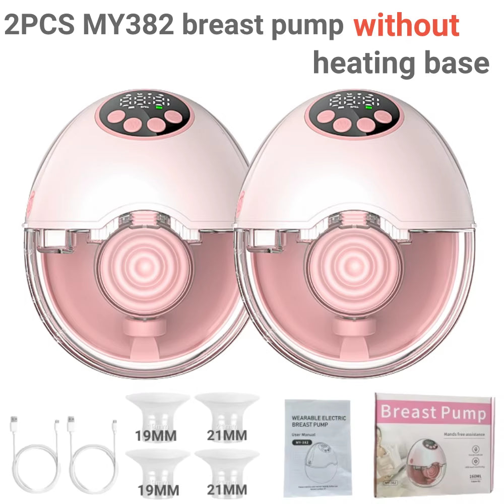 Electric Hands-Free Breast Pump with Optional Wireless Upgrade, BPA-Free and UV Sterilizing Lid
