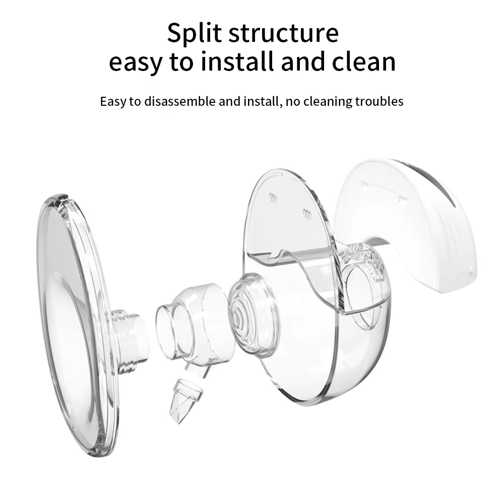 Hands-Free Electric Breast Pump - 210ML Capacity, BPA-Free, with LED Display, 4 Modes & 12 Adjustable Levels