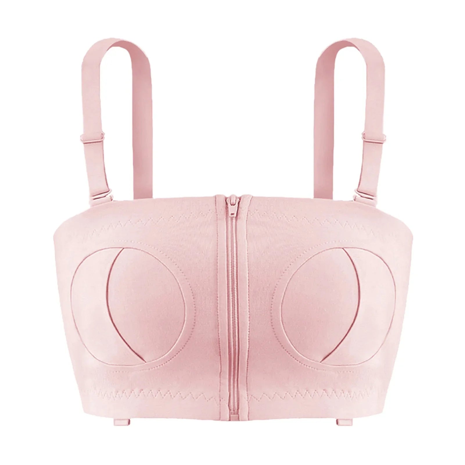 Adjustable Cotton Maternity Bra for Hands-Free Pumping - Steel-Free Nursing Bra