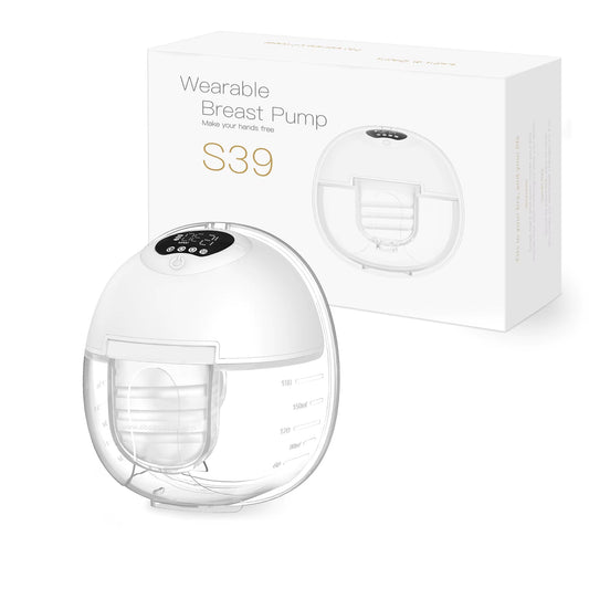 Wearable Hands-Free Electric Breast Pump S39 - Quiet, Painless, Food Grade Design