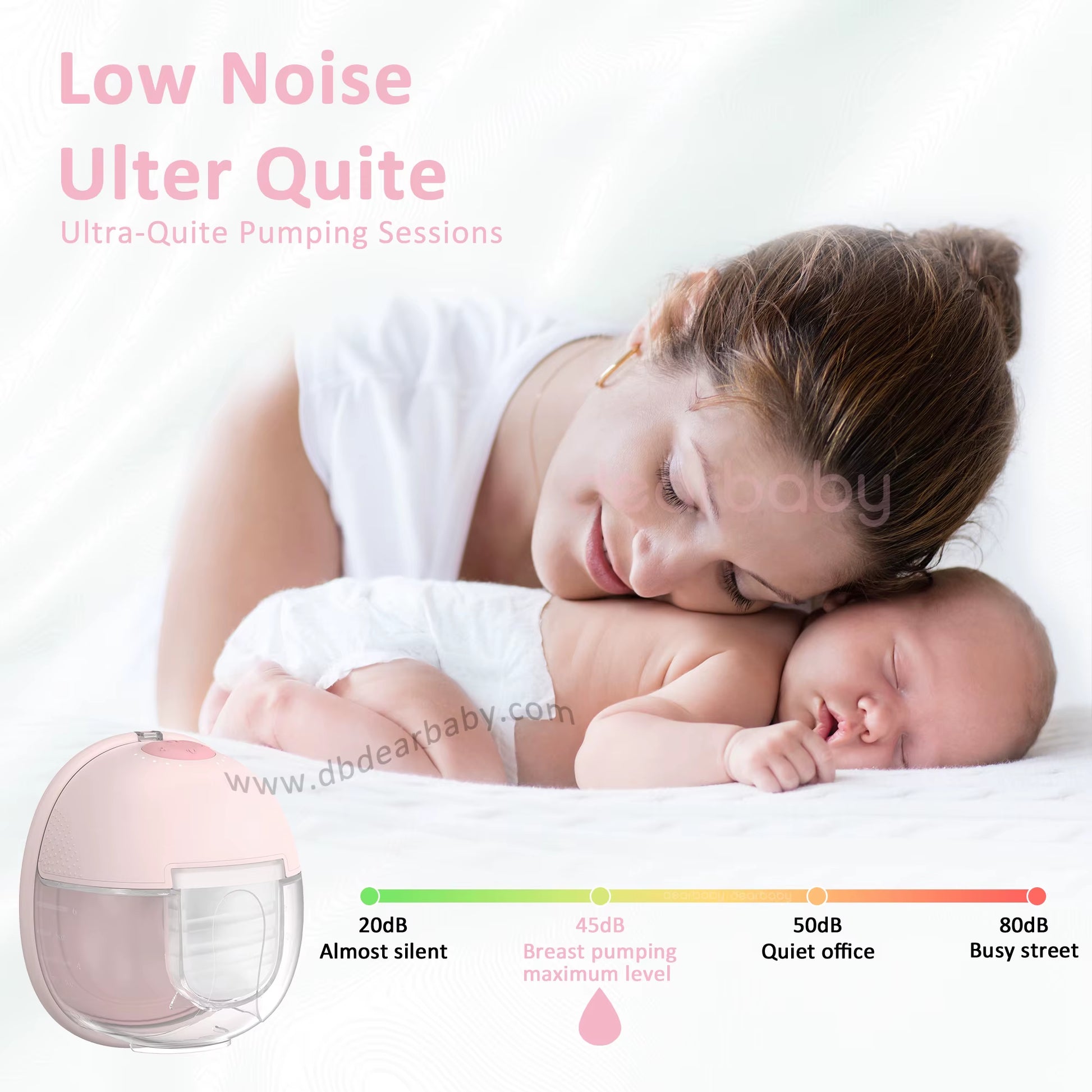 2025 APP-Controlled Hands-Free Electric Breast Pump with Pump Case and Silent Hot Compress Function